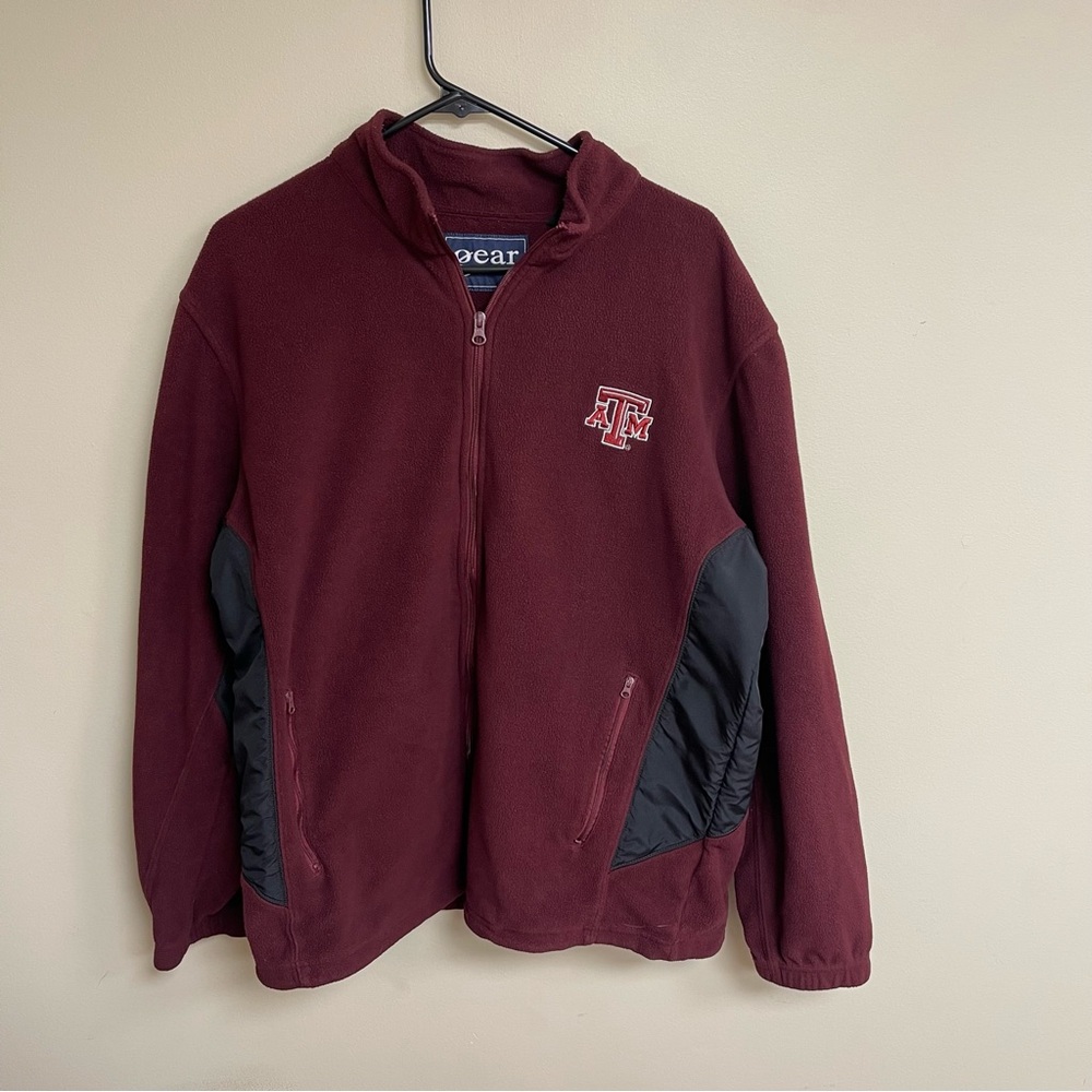 Texas A& M Aggies Full Zip Fleece Jacket- Size X-large